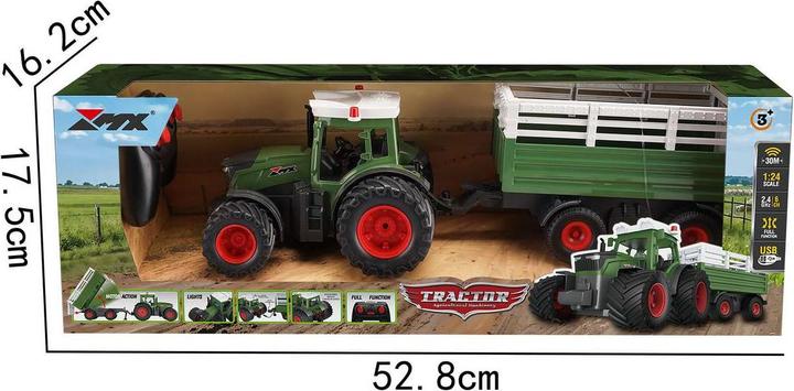 Produktbild Toymax Tractor R/C w/hanger 2,4GHz, 3,7V Li-Ion, green