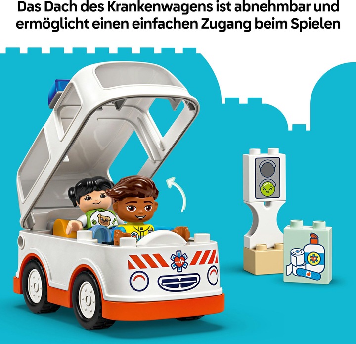 Image du produit LEGO Rettungswagen mit Fahrer (10447)