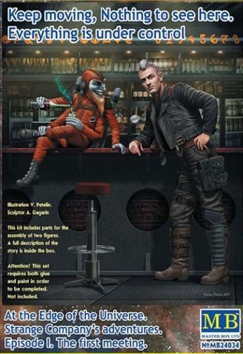 Actual product image Master Box Keep moving,Nothing to see here,Everythi is under control