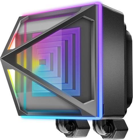 Actual product image Azza HEX 240 ARGB water cooler retail