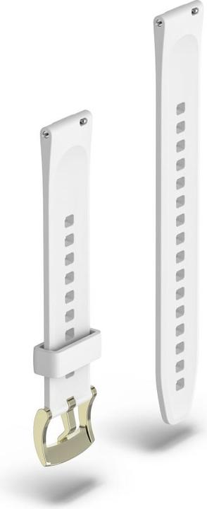 Image du produit Hama Armband zum Wechseln für Smartwatch 7000, Silikon, Weiss (18 mm, Acier inoxydable, Silicone)