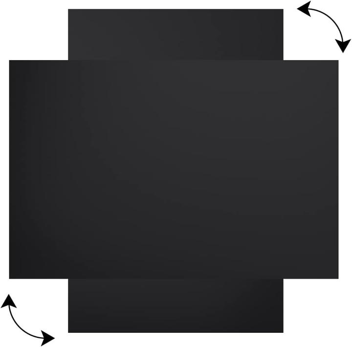 Produktbild Allboards Kreidetafel 90,0 x 60,0 cm schwarz (90 x 60 cm)
