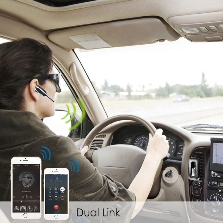 Actual product image Avantree EGO Bluetooth Hands Free Car 2In1