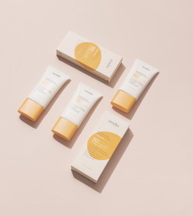 Actual product image Ondo Ceramide & cica protective sun cream (Suntan cream, SPF 50+, 50 ml)