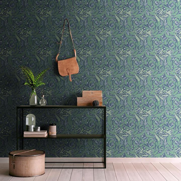 Image du produit Muriva - Papier peint motif/style Feuille VALE (1000 x 53 cm)