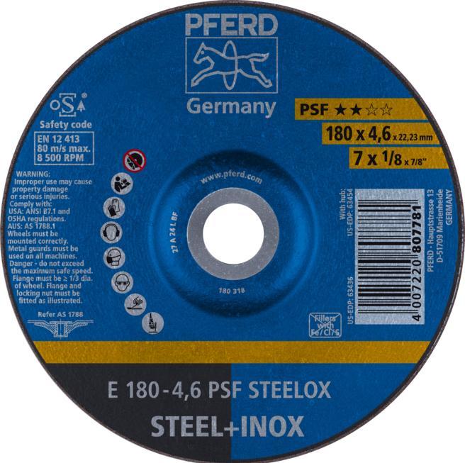 Actual product image Pferd E 180-4,6 PSF STEELOX