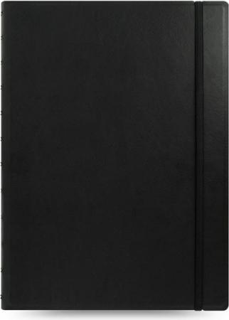 Filofax Notebook black soft cover
