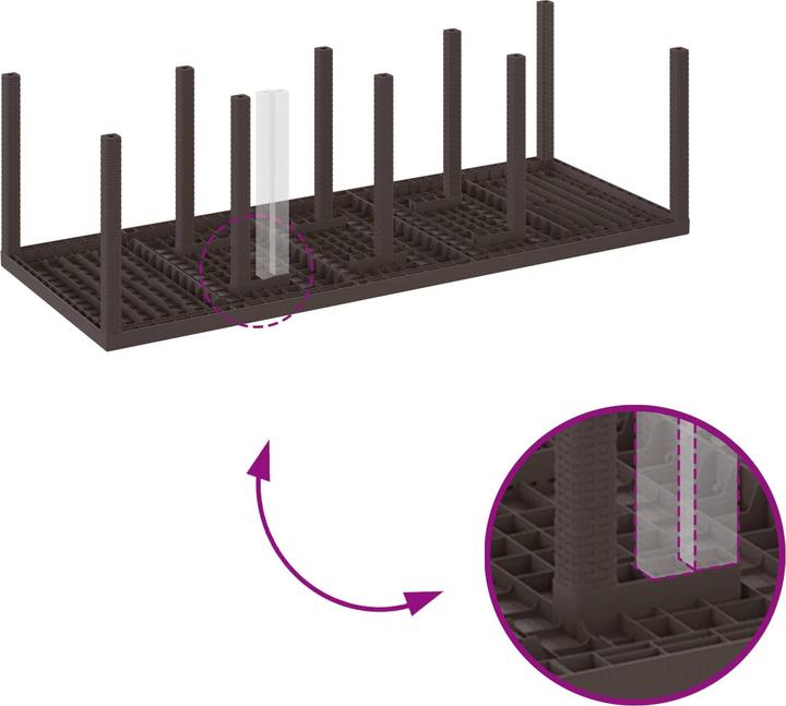 Produktbild vidaXL Gartentisch (250 x 100 x 73 cm)
