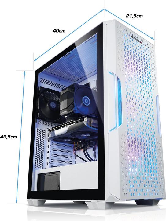 Produktbild Kiebel Raptor V (1000 GB, 32 GB, AMD Ryzen 9 5900X, GeForce RTX 5070 Ti)