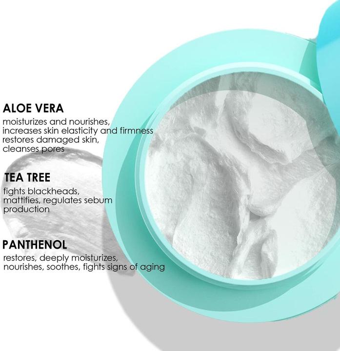 Actual product image 7Days Aloe Vera Face Cleanser with Panthenol and Tea Tree for Women 50ml Sea Foam Mousse (Cleansing Foam, 50 ml)