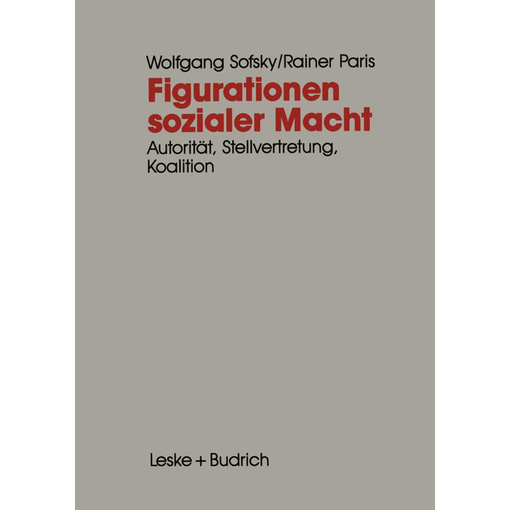 Figurationen sozialer Macht, Fachbücher