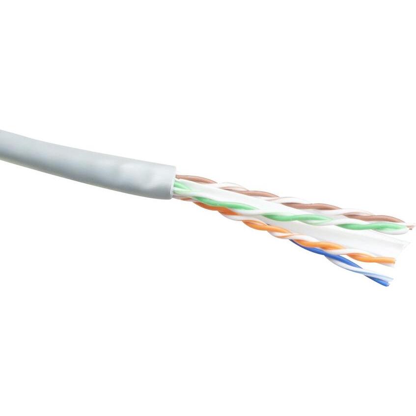 ACT CAT6 U/UTP solid twisted pair cable, PVC, AWG 24, CPR: B2ca, 500 m CAT6 U/UTP AWG24 SOLID 500M (U/UTP, CAT6, 500 m),...
