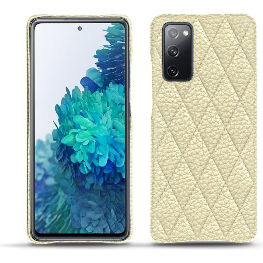 Noreve Lederschutzhülle (Samsung Galaxy S20 FE), Smartphone Hülle, Beige