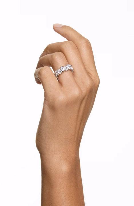 Produktbild Swarovski Matrix Vittore Ring Tropfenschliff Weiss Silber (60)