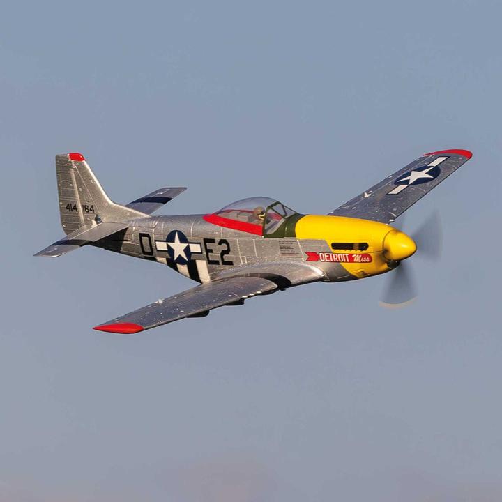 Produktbild E-Flite FLUGZEUG UMX P-51D Mustang 493mm BNF Basic Basic - Detroit Miss (Warbird)
