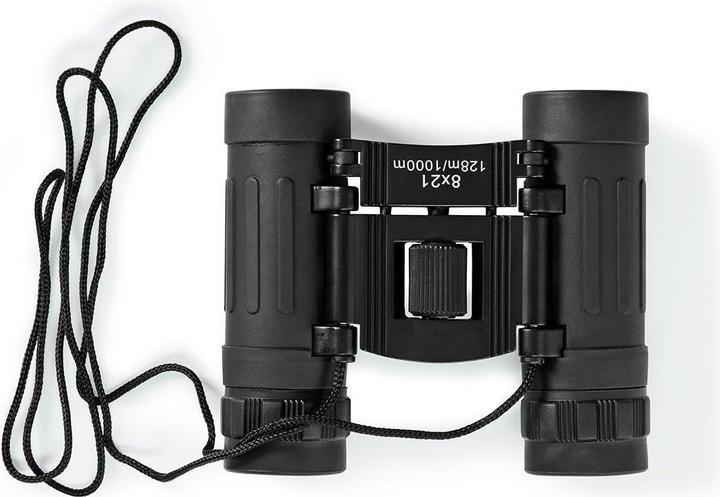 Image du produit Nedis SCBI1000BK Jumelles Grossissement : 8 Diamètre de l'objectif : 21 mm Distance interpupillaire : (8x, 21 mm)