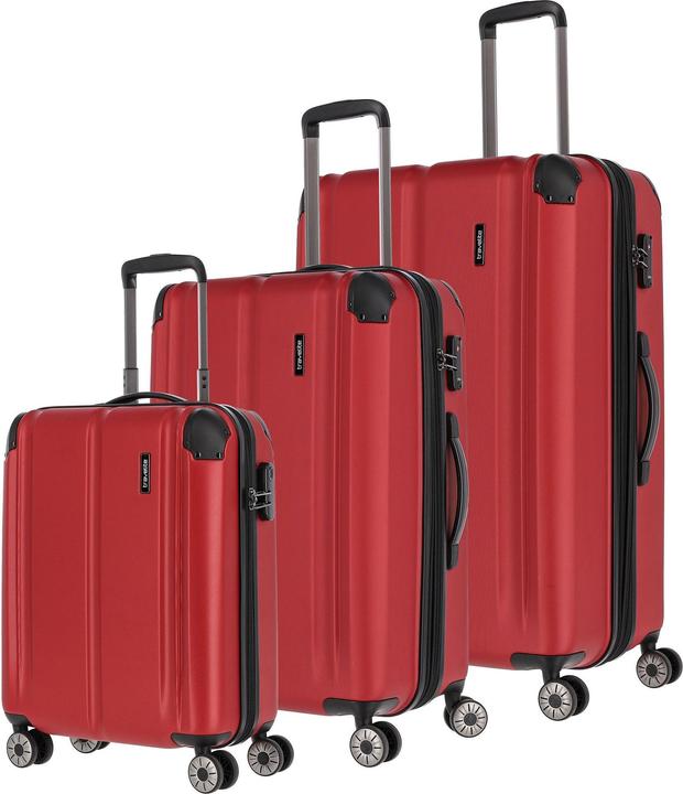 Actual product image Travelite City 4-wheel suitcase set 3 pcs. (250 l)