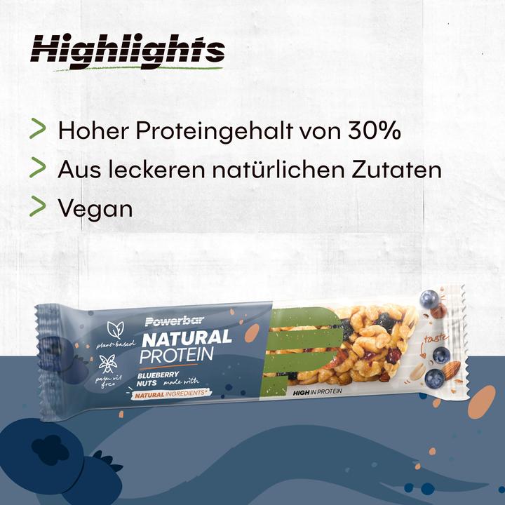 Actual product image Powerbar Natural Protein Vegan (18 pcs., 720 g)