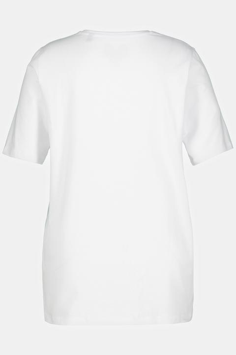 Actual product image Ulla Popken Essential V-Neck Stretch Tee (60)