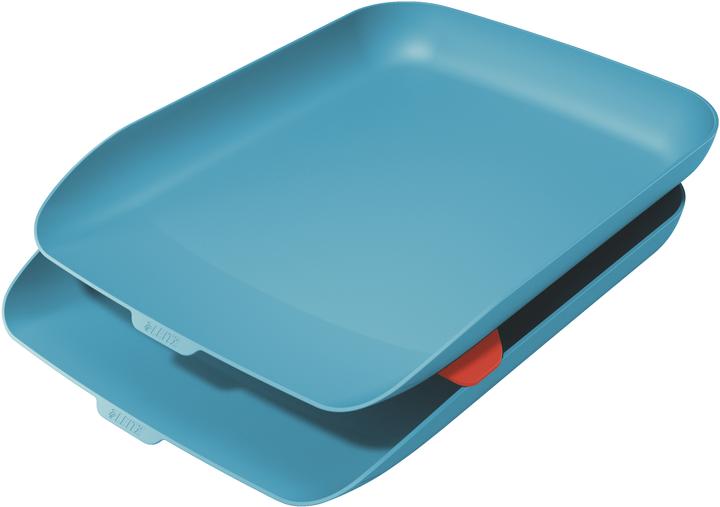 Image du produit Leitz Corbeille à courrier Cosy, lot de 2 bleu (Acclamation)