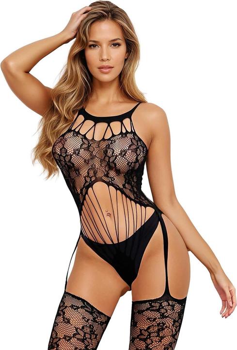 Softline Bodystocking 2041 Schwarz (One Size)