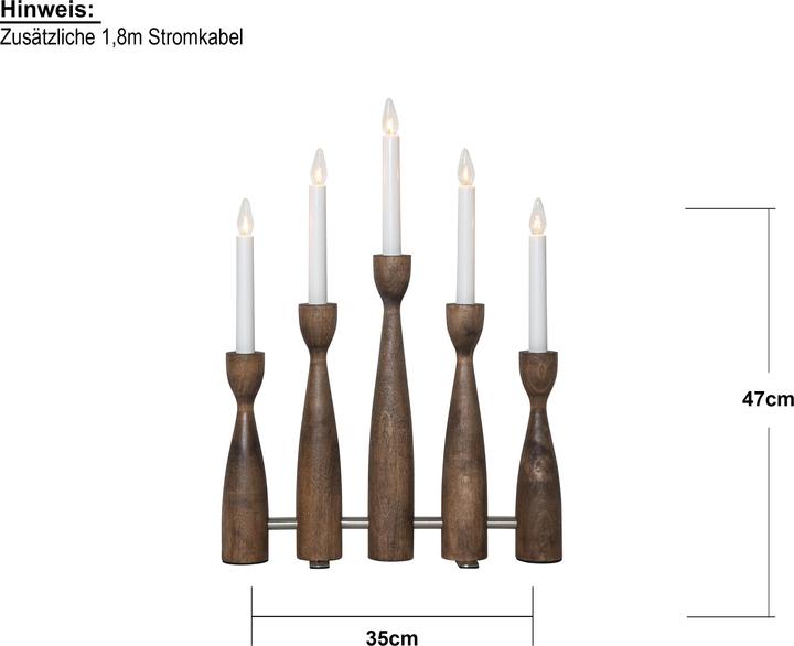 Produktbild Star Trading Kerzenleuchter Midja 2.0 (1x)