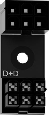 Produktbild Singularity Computers Computers 6-Pin PCIe 180 Grad Adapter D+D