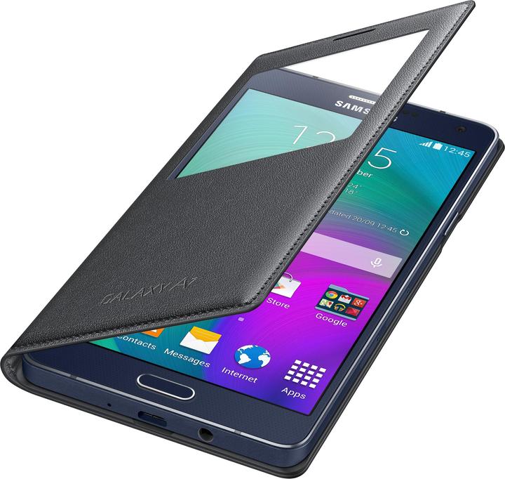 Productafbeelding Samsung Flip S-View EF-CA700BC Galaxy A7 zwart (Samsung Galaxy A7)