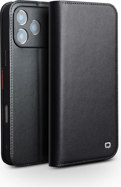 Image du produit QiAlino Fourre Flip Matt Wallet cuir véritable (Apple iPhone 17 Pro)