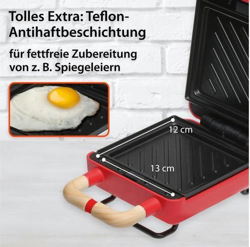 Actual product image ADE Waffle Iron White