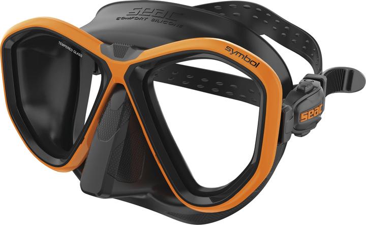 Actual product image Seac Mask Symbol S/Bl Orange