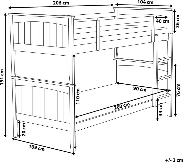 Produktbild Beliani Radon (90 x 200 cm)