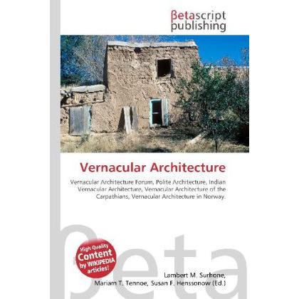 Thumbnail - Vernacular Architecture, Fachbücher von Lambert M. Surhone, Miriam T. Timpledon, Susan F. Marseken