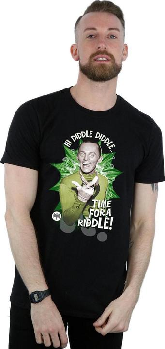 Immagine prodotto Maglietta Uomo Batman Serie TV L'Enigmista - Time for a Riddle (XXL)