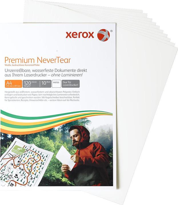 Actual product image Xerox Copy film Premium NeverTear DIN A4 120µm Polyester white 10 films/pack. (120 g/m², 10 x, A4)