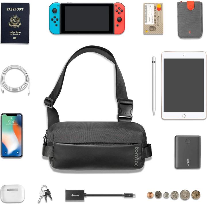 Immagine prodotto tomtoc Torba na ramie S Explorer-T21 (czarny)