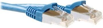 Produktbild ACT Blue 15 meter SFTP CAT6A patch cable snagless with RJ45 connectors. Cat6a s/ftp snagless bu 15.00m (S/FTP, CAT6a, 15 m)