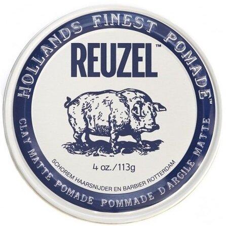 Image du produit Reuzel Matte Clay Pomade No Shine with Medium Hold for Natural Style (Pommade capillaire)