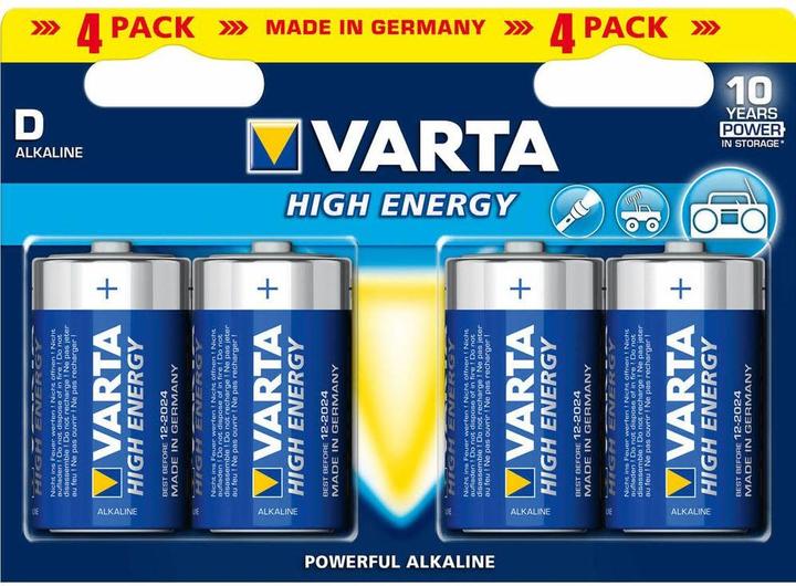 Image du produit Varta pouvoir de longue durée (4 pcs, D, 16500 mAh)
