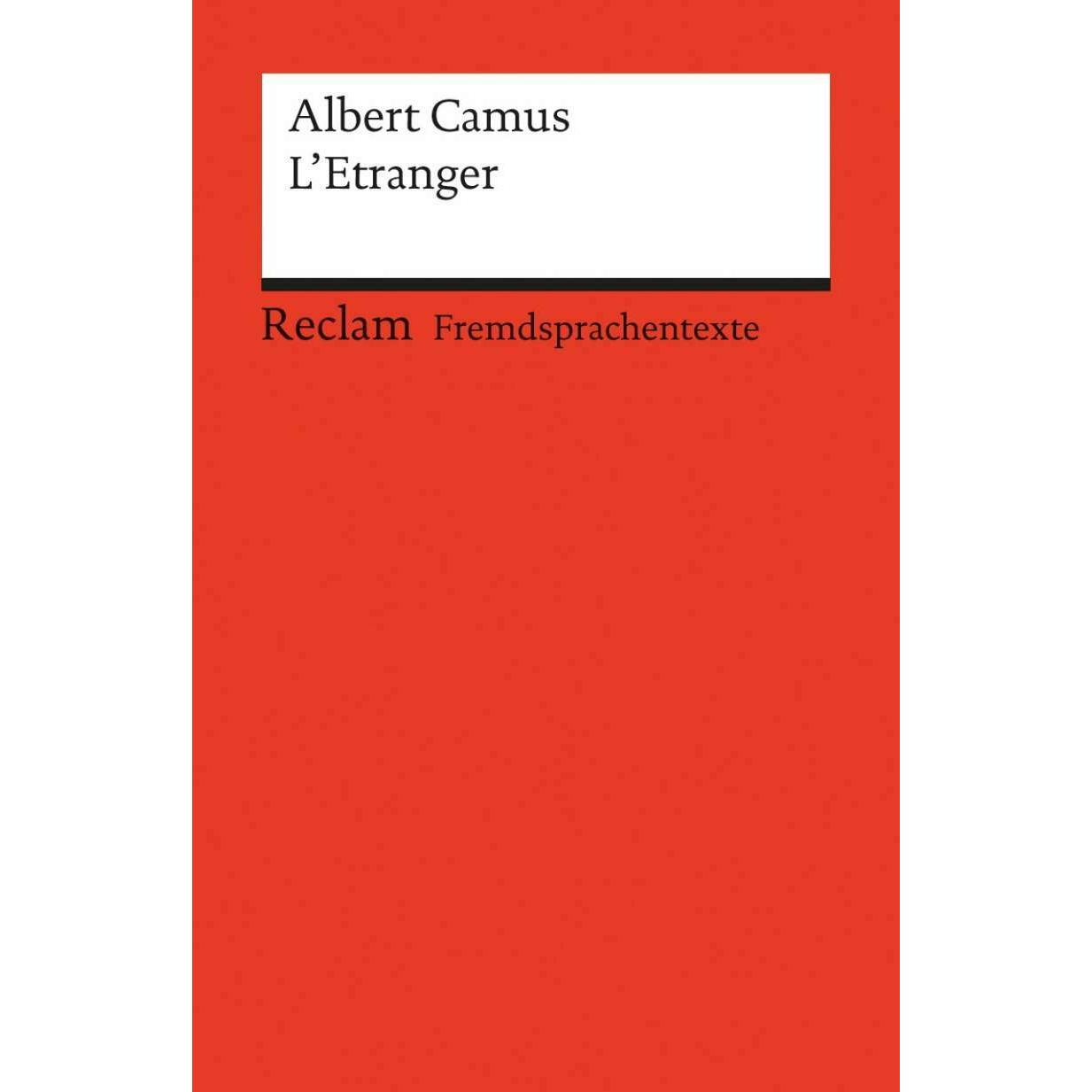 L' Etranger, Schulbücher von Brigitte Sahner, Albert Camus