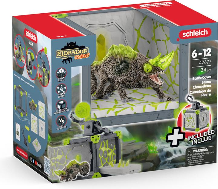 Image du produit Schleich BattleCave Steinchamäleons