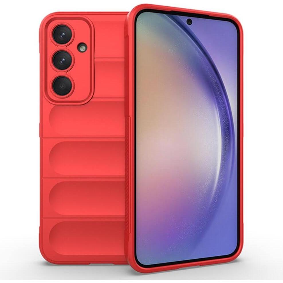 Cover-Discount Galaxy A35 - Rugged Protective Cover rot (Samsung Galaxy A35), Smartphone Hülle, Rot