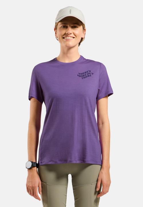 Actual product image Odlo Women's There's More Merino 160 T-Shirt Crew S/S (XS)