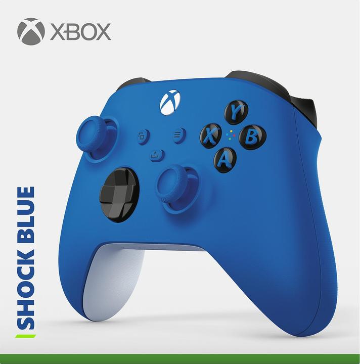 Immagine prodotto Microsoft Xbox Wireless Controller - Shock Blue (PC, Xbox One X, Xbox Series X, Xbox One S, Xbox Serie S)