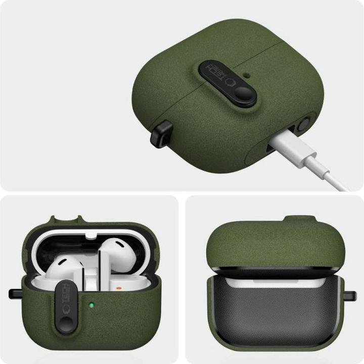 Produktbild Tech-Protect Slim Hook Samsung Galaxy Buds 3 / 3 Fe / 3 Pro Olivgrün