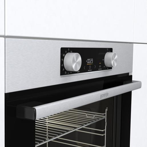 Image du produit Gorenje Four encastrable- 77L, A, HxLxP 59,5x59,5x56,4cm, IconLED- Couleur : inox, Matériau Be