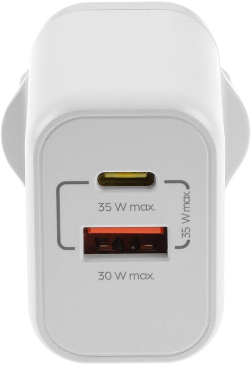 Produktbild Onit USB-Wandladegerät Dual 1C1A 35 W GaN Weiss (35 W, 2 Ports)