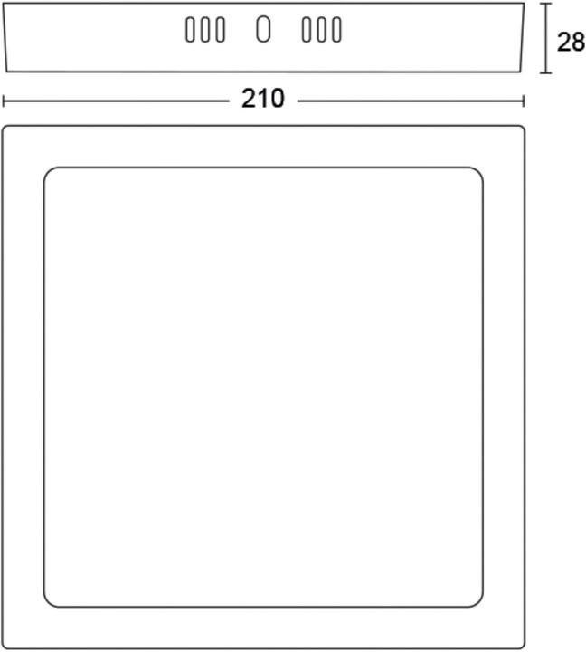Produktbild Philips Slim Surface (1200 lm)