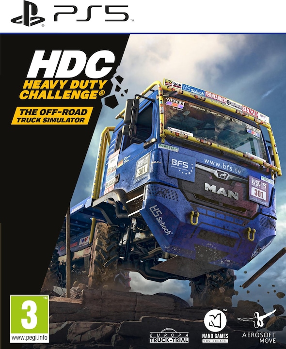 Image du produit Aerosoft Heavy Duty Challenge Le simulateur de camion tout-terrain (PS5, EN)
