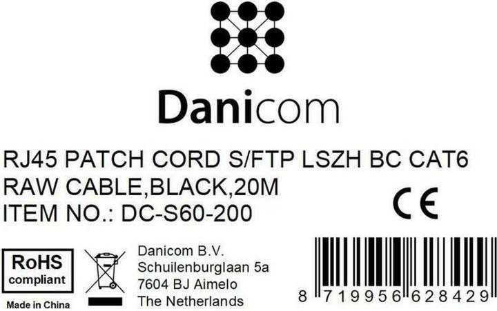 Produktbild Dsit CAT 6 Netzwerkkabel LSOH (CAT6, 20 m)